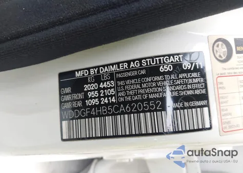 2012 Mercedes-Benz C 250 Sport из США, поврежденный, VIN WDDGF4HB5CA620552